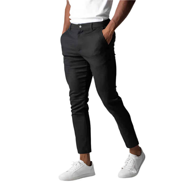 Miesten Stretch Chino-housut Moderni Muotoilu 0