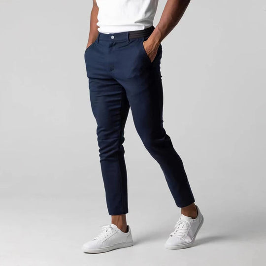 Miesten Stretch Chino-housut Moderni Muotoilu 1