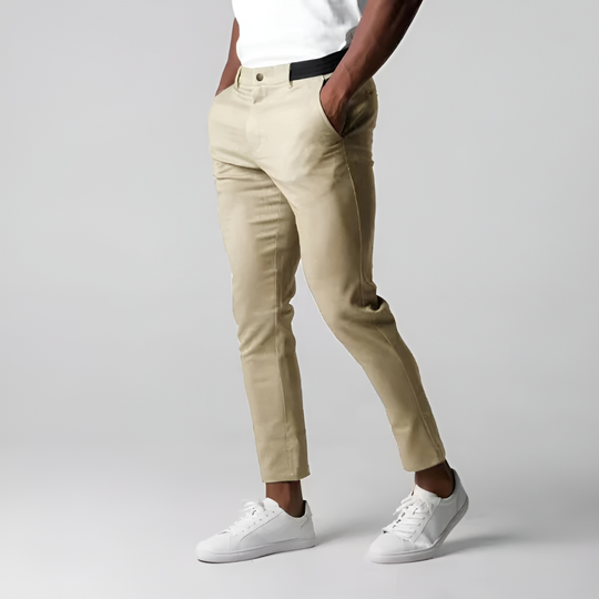Miesten Stretch Chino-housut Moderni Muotoilu 3