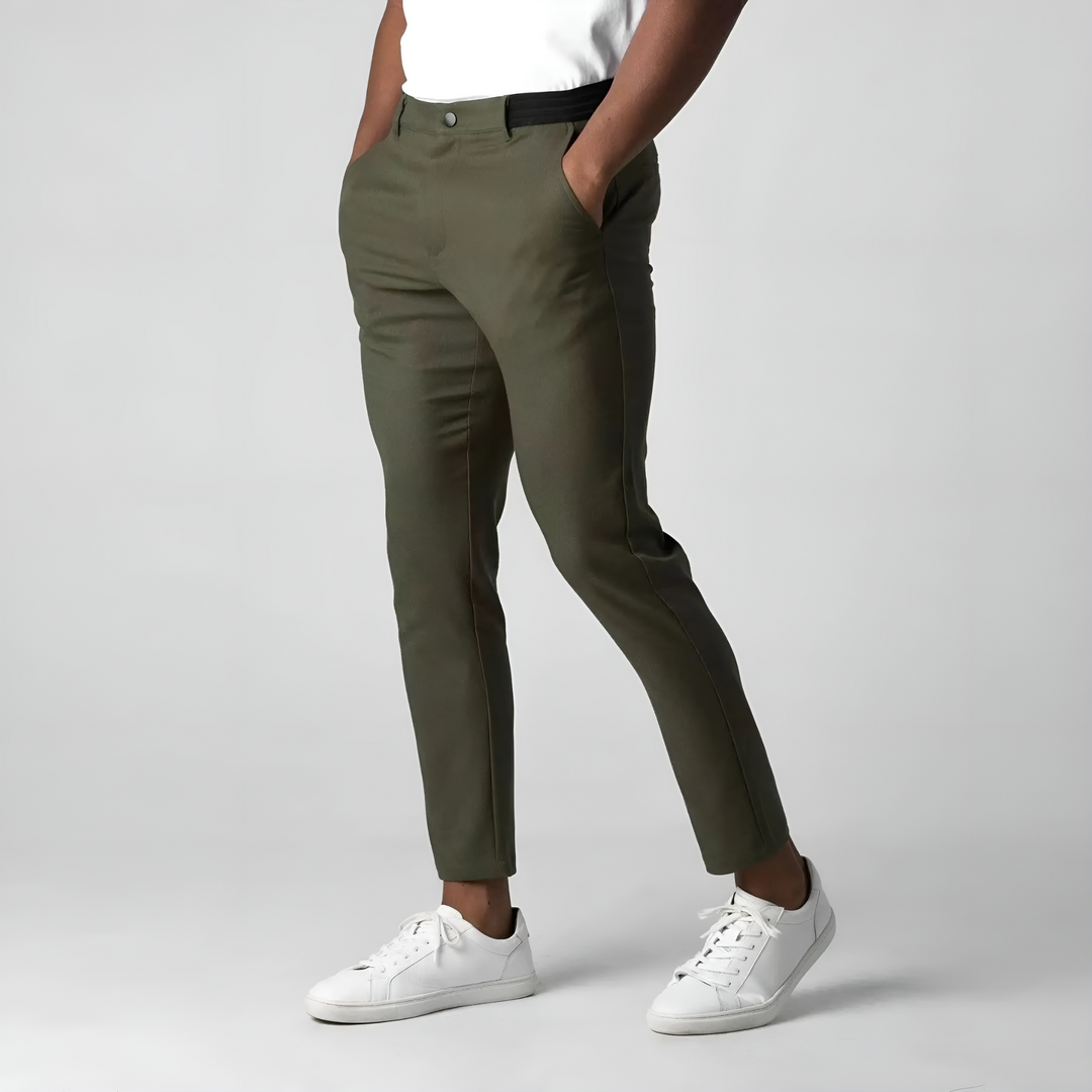 Miesten Stretch Chino-housut Moderni Muotoilu 4