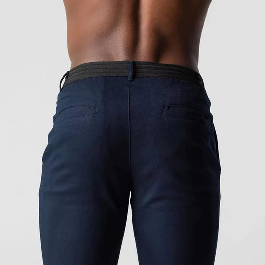 Miesten Stretch Chino-housut Moderni Muotoilu 6