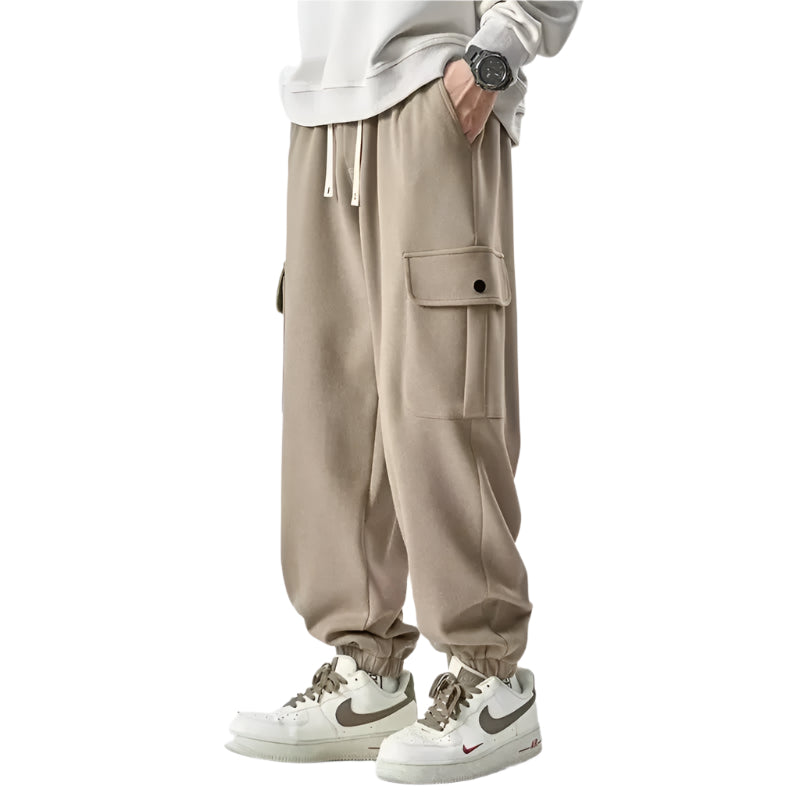 Miesten Sweatpants Mukava Puuvillasekoite 0