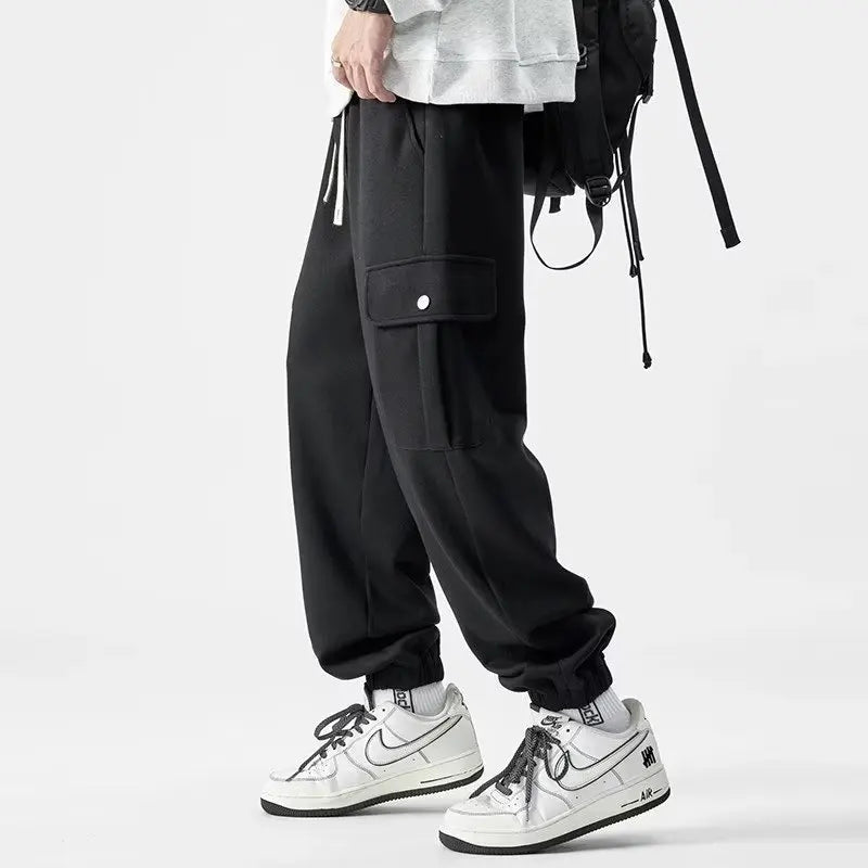 Miesten Sweatpants Mukava Puuvillasekoite 4