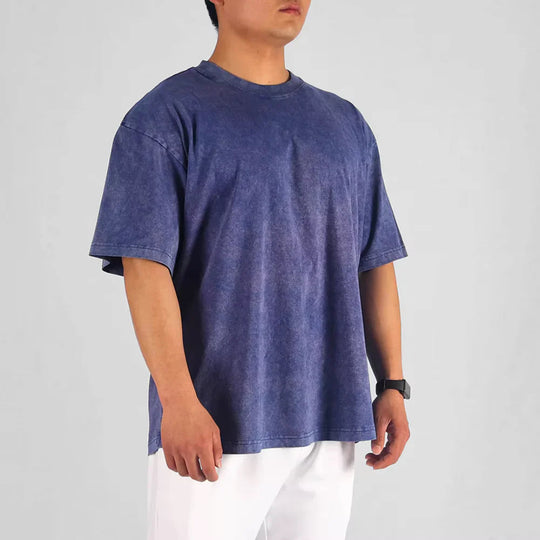 Miesten T Paita Ylisuuri Rento Vintage-tyyli 7