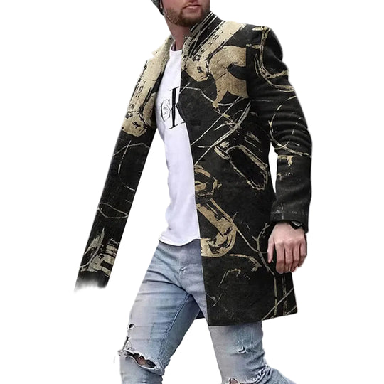 Miesten Takki Ainutlaatuisella Muotoilulla 0