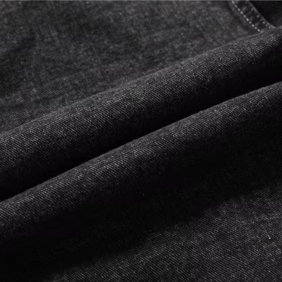 Miesten Takki Denim Fleecevuorattu Talvikäyttöön 6