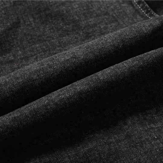 Miesten Takki Denim Fleecevuorattu Talvikäyttöön 6