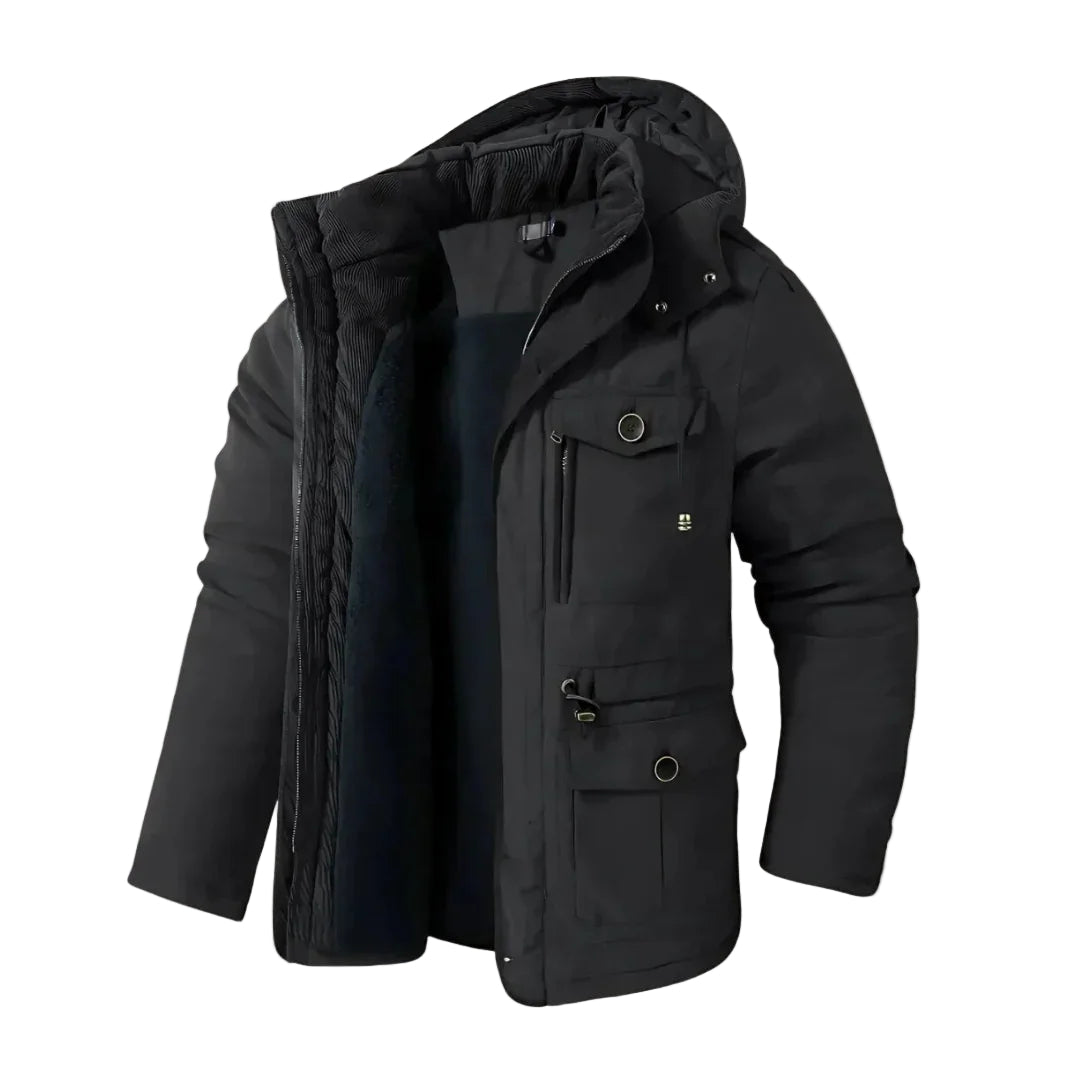 Miesten Talviparka Vedenpitävällä Vuorella 0