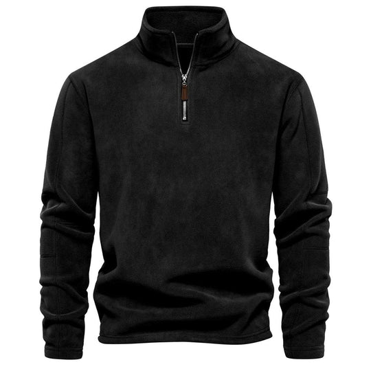 Miesten Talvitakki Fleece Pullover Vetoketjukiinnityksellä 0