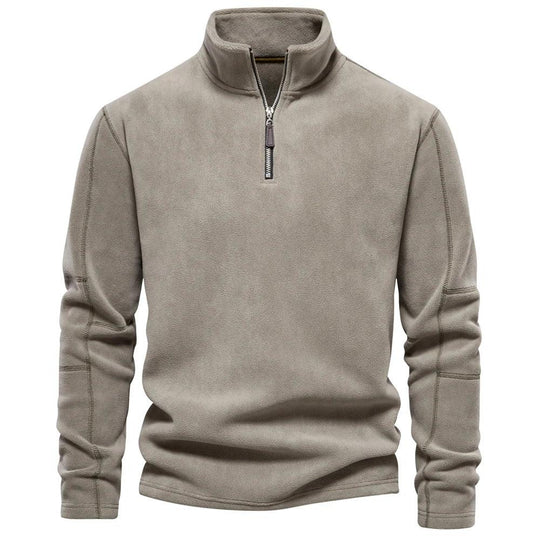 Miesten Talvitakki Fleece Pullover Vetoketjukiinnityksellä 11