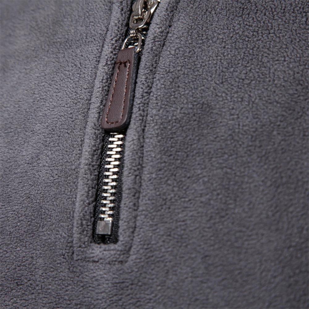 Miesten Talvitakki Fleece Pullover Vetoketjukiinnityksellä 3