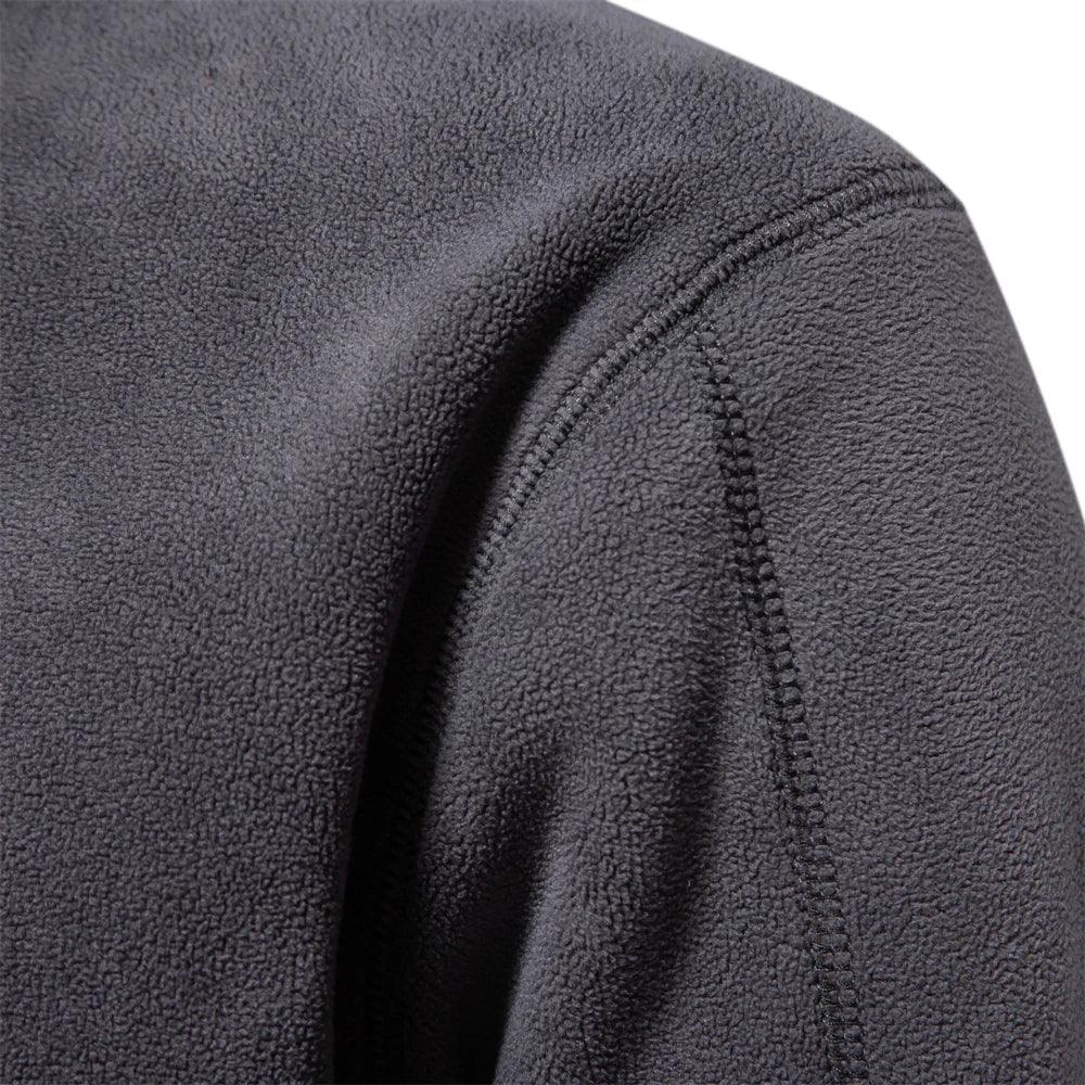 Miesten Talvitakki Fleece Pullover Vetoketjukiinnityksellä 4