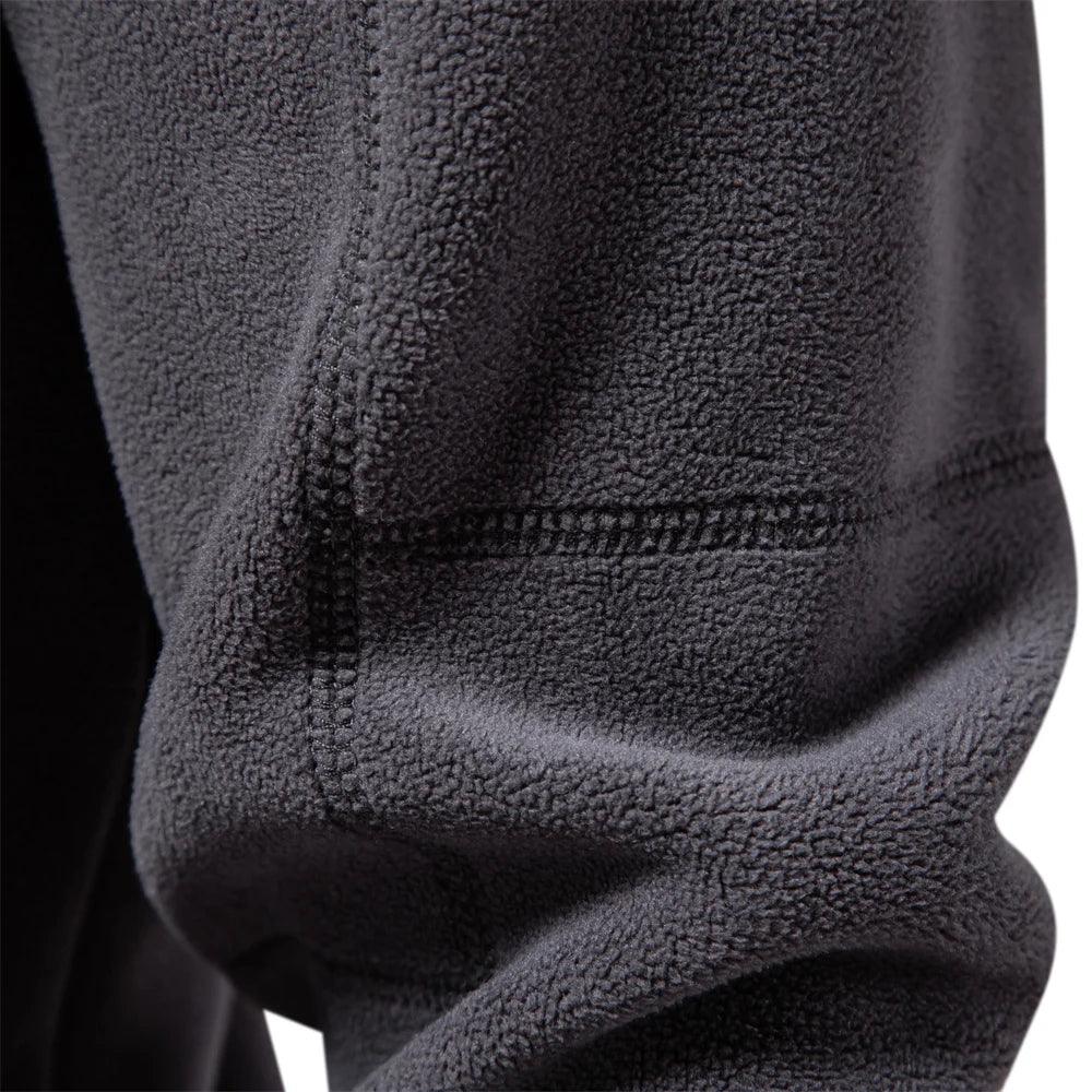 Miesten Talvitakki Fleece Pullover Vetoketjukiinnityksellä 5