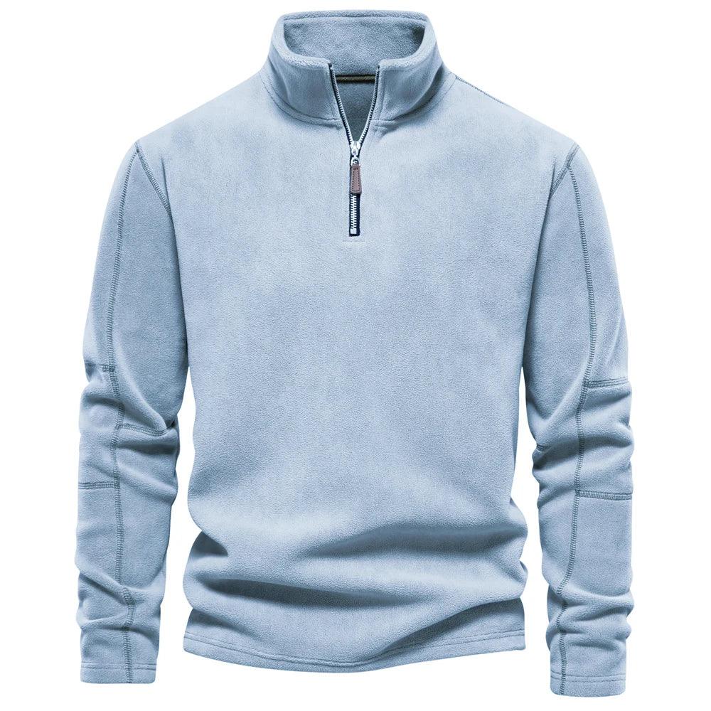 Miesten Talvitakki Fleece Pullover Vetoketjukiinnityksellä 6