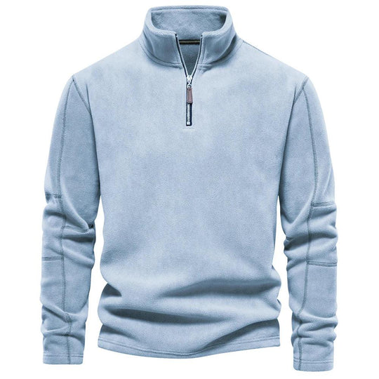 Miesten Talvitakki Fleece Pullover Vetoketjukiinnityksellä 6