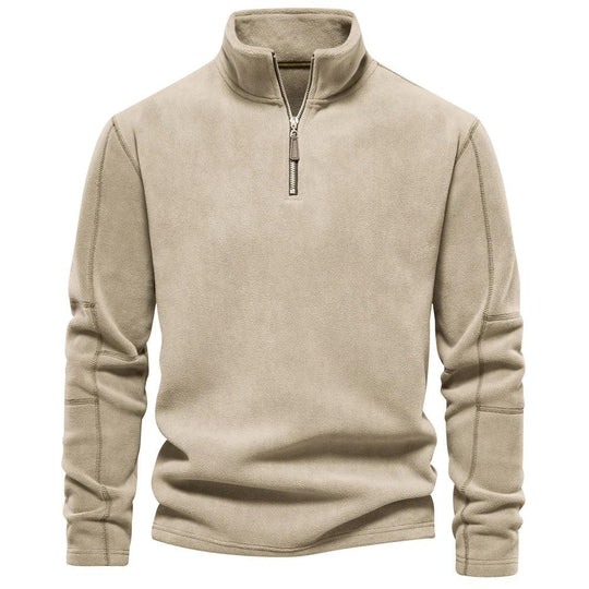 Miesten Talvitakki Fleece Pullover Vetoketjukiinnityksellä 9