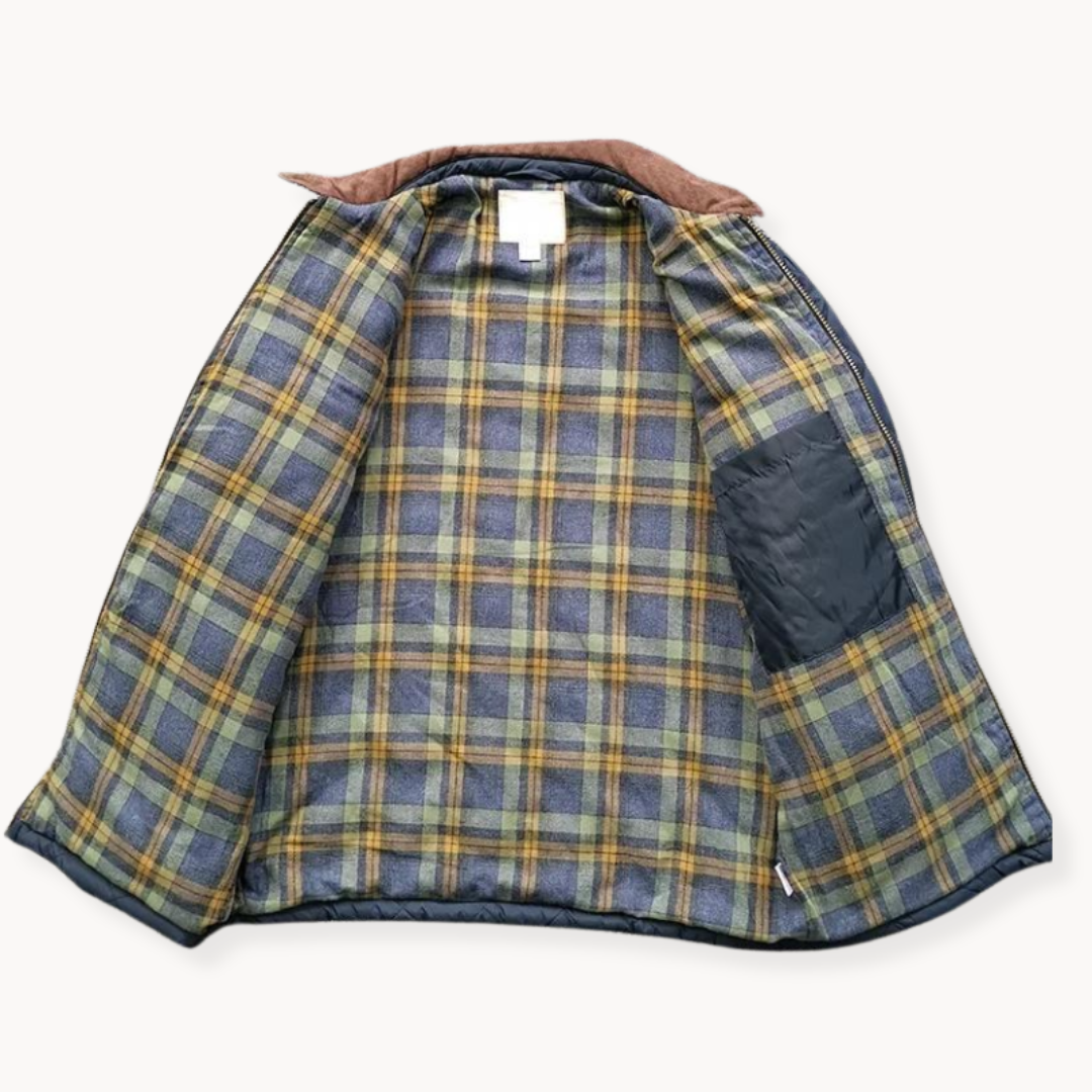 Miesten Talvitakki Modernilla Tikatuilla Yksityiskohdilla 2