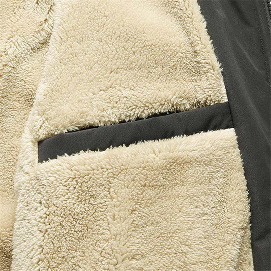 Miesten Talvitakki Rento Paksu Fleece 4