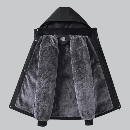 Miesten Talvitakki Vedenpitävällä Fleecevuorella 2