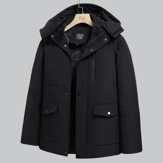 Miesten Talvitakki Vedenpitävällä Fleecevuorella 3