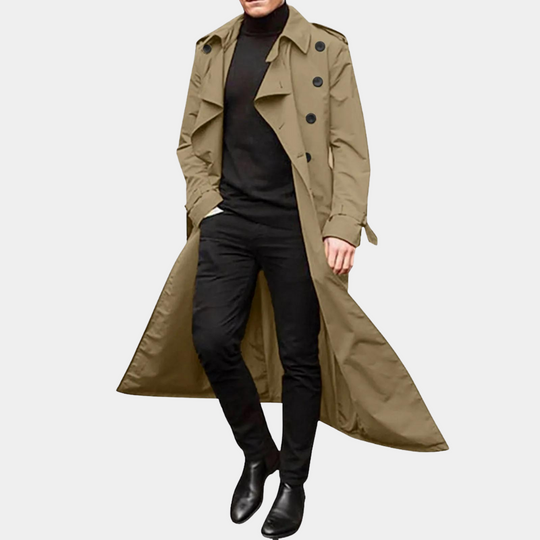 Miesten Trenchcoat Rentoa Tyyliä 1
