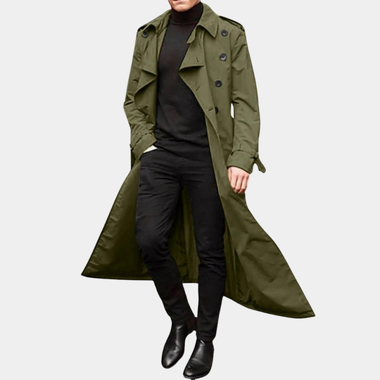 Miesten Trenchcoat Rentoa Tyyliä 5