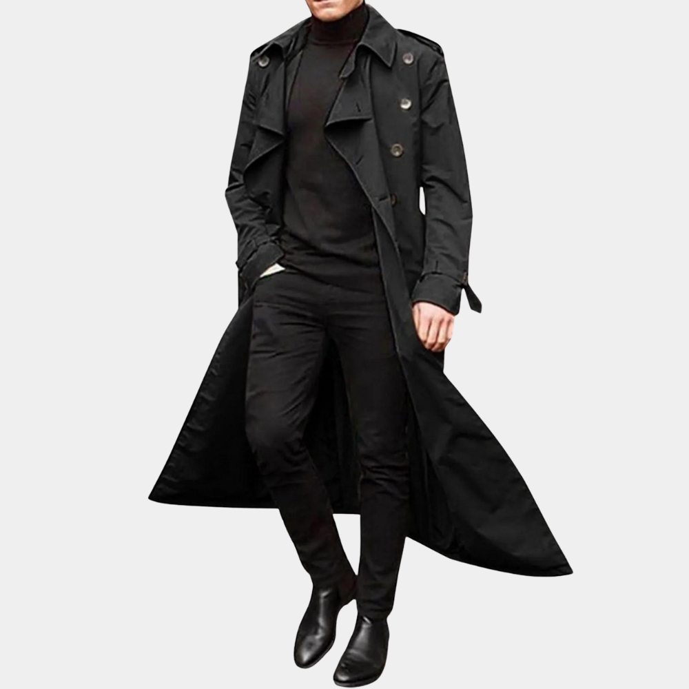 Miesten Trenchcoat Rentoa Tyyliä 6