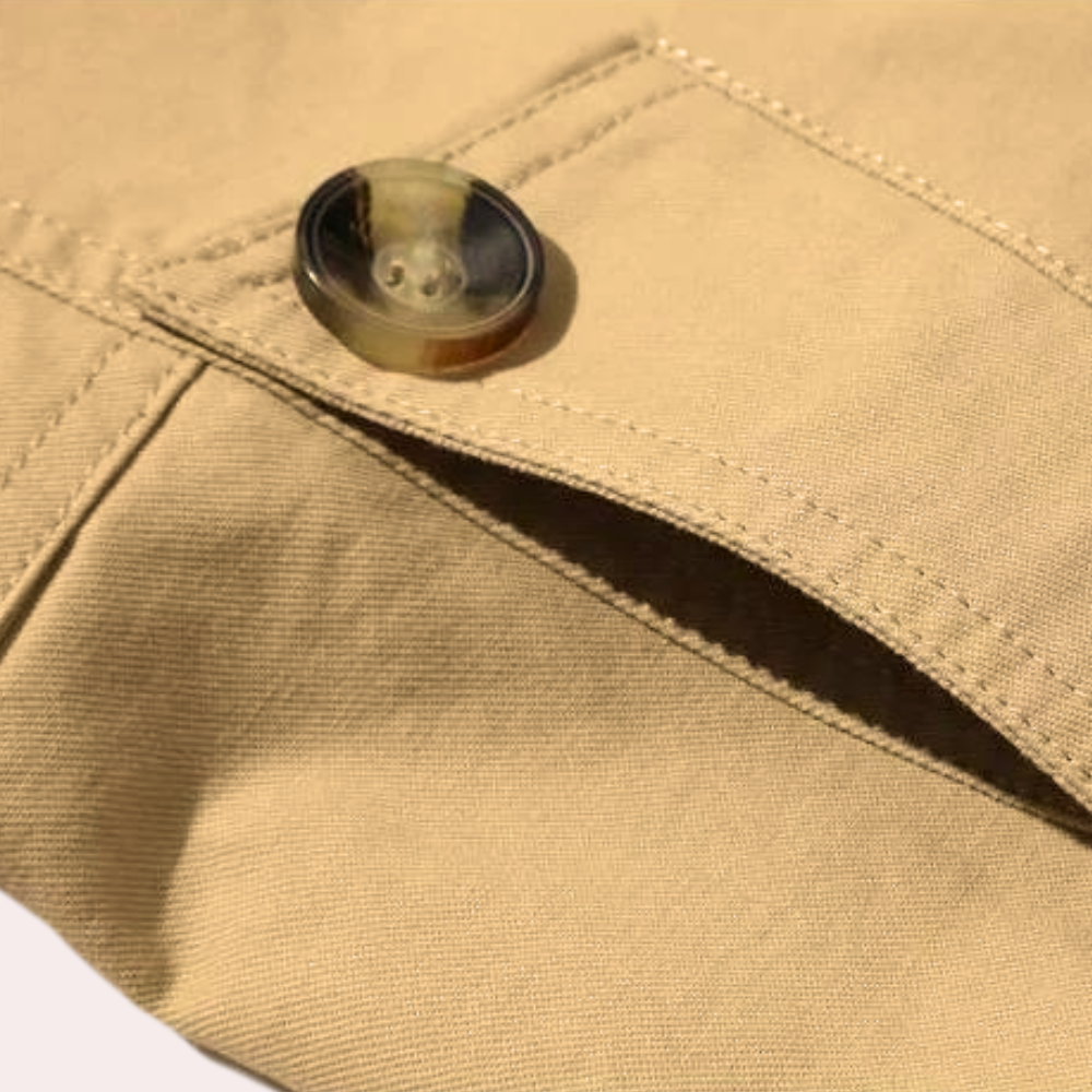 Miesten Trenchcoat Tyylikäs Kevätmalli 2