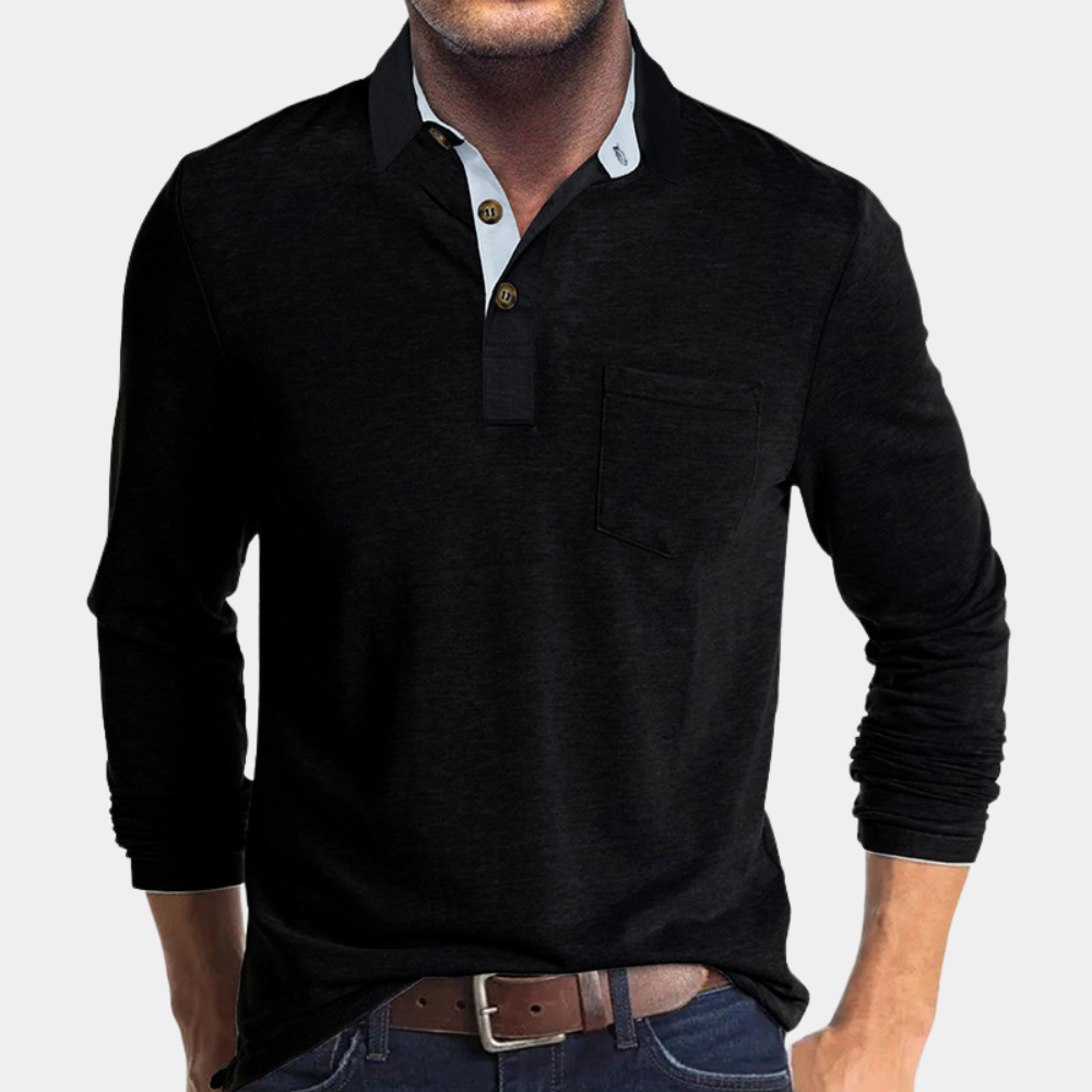 Miesten Trendikäs Poloshirt 2