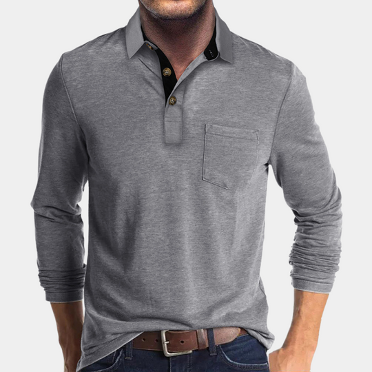 Miesten Trendikäs Poloshirt 4