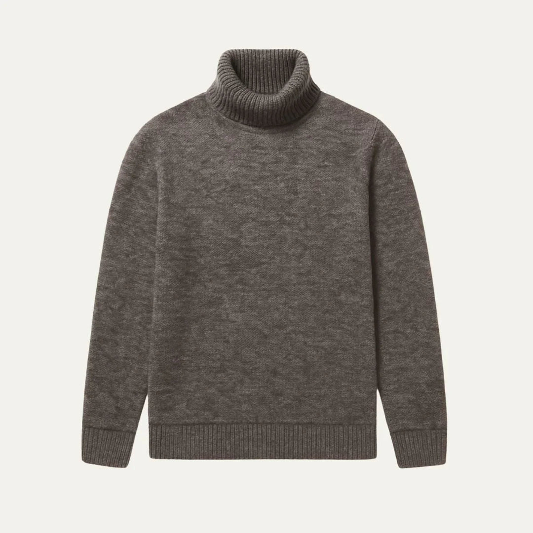 Miesten Turtleneck Pusero Merinovillasta Klassinen 1