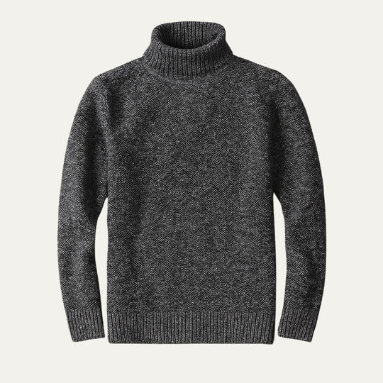 Miesten Turtleneck Pusero Merinovillasta Klassinen 2