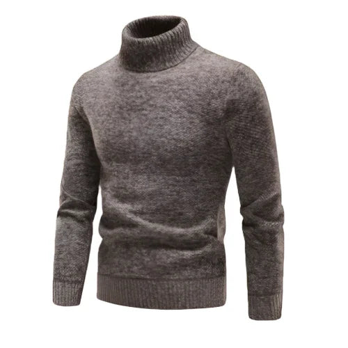 Miesten Turtleneck Pusero Merinovillasta Klassinen 5
