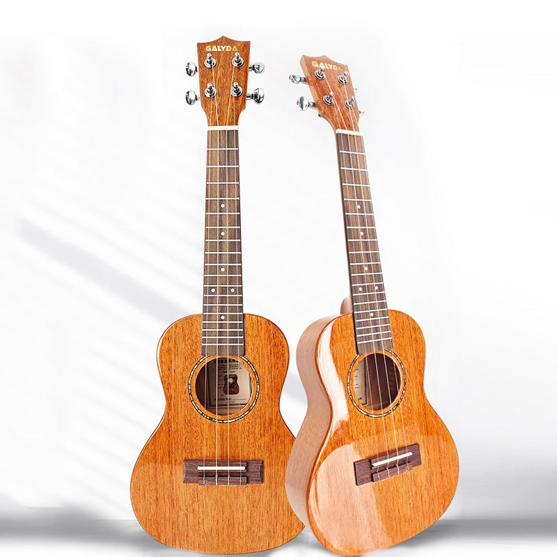 Miesten Ukulele Klassinen Mahonki Rungolla 1