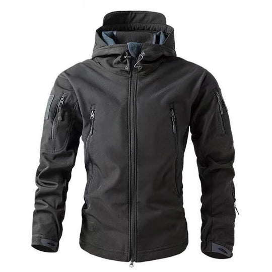 Miesten Ulkoilutakki Softshell Fleece Vedenpitävä Talvivaatteet 0