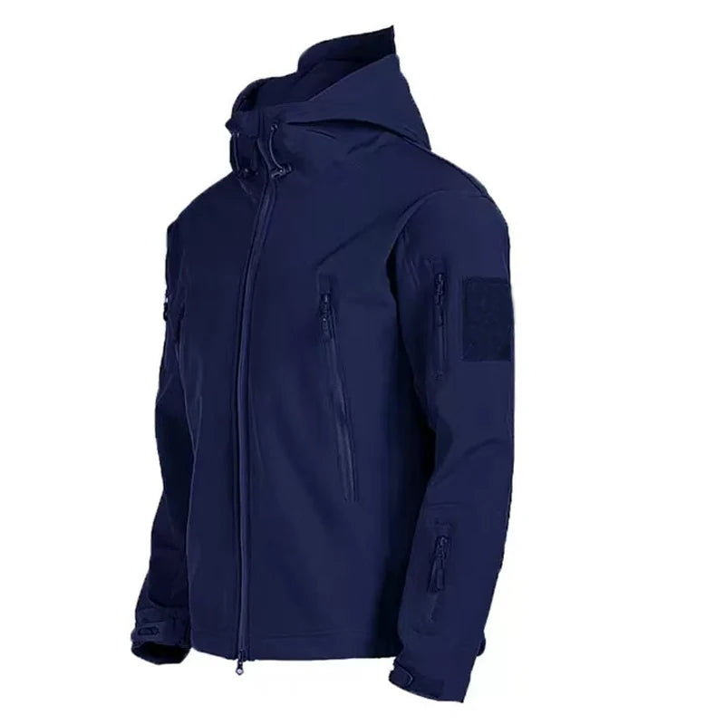 Miesten Ulkoilutakki Softshell Fleece Vedenpitävä Talvivaatteet 10