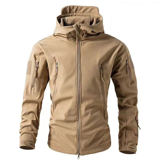 Miesten Ulkoilutakki Softshell Fleece Vedenpitävä Talvivaatteet 9