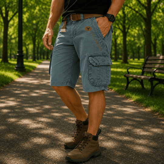Miesten Utility Cargo -shortsit Mukavalla Istuvuudella 4