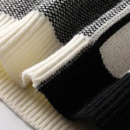 Miesten Varmasweater Trendikkäällä Muotoilulla 5