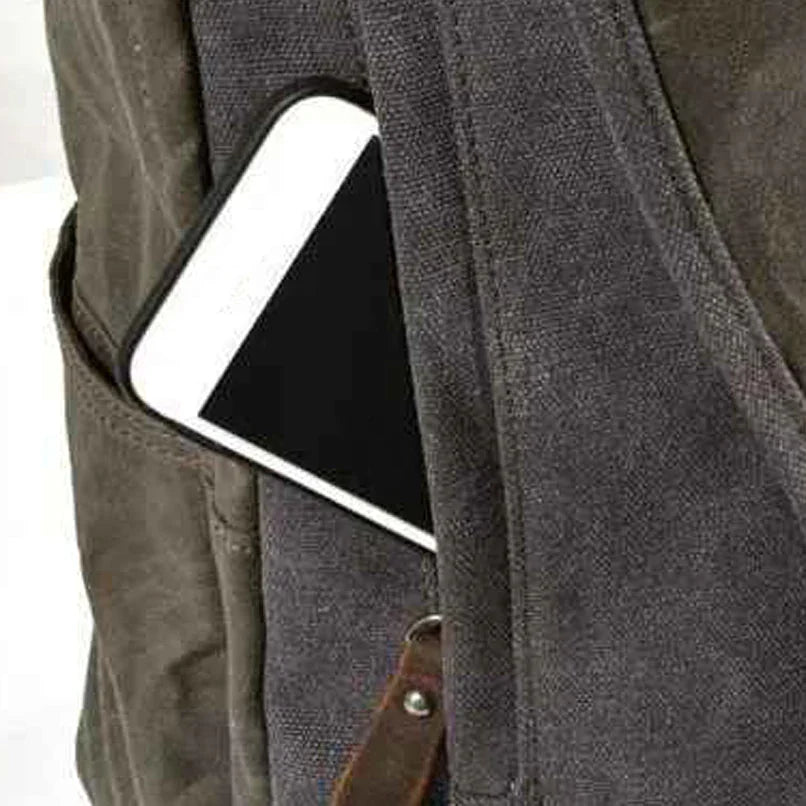 Miesten Vedenpitävä Kangasreppu Modernille Seikkailijalle 3