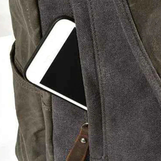 Miesten Vedenpitävä Kangasreppu Modernille Seikkailijalle 3