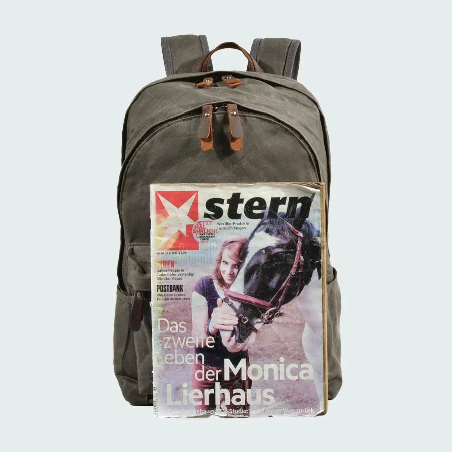 Miesten Vedenpitävä Kangasreppu Modernille Seikkailijalle 8