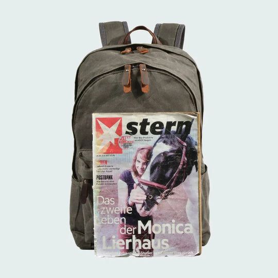 Miesten Vedenpitävä Kangasreppu Modernille Seikkailijalle 8