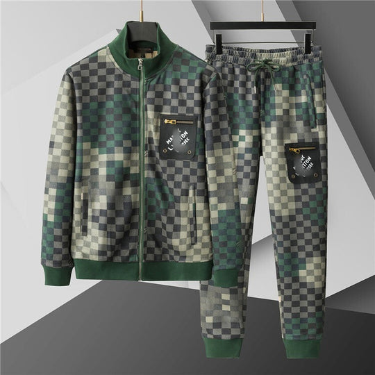 Miesten Verryttelypukusarja Urheilullisella Tyylillä 7