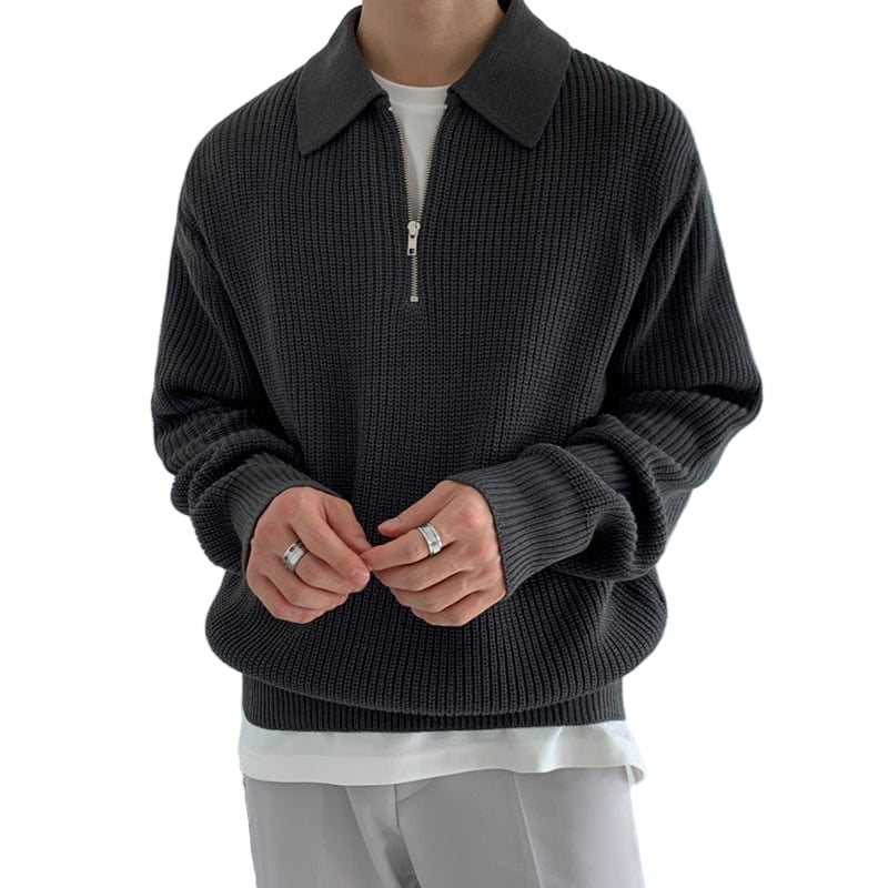 Miesten Vetoketjullinen Huppari Syksyyn ja Talveen Tyylikkaalla Kuvioinnilla 0