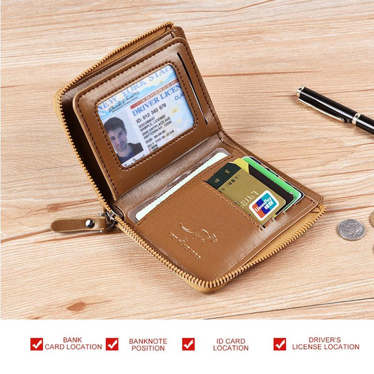 Miesten Vetoketjullinen Lompakko RFID-suojalla 7