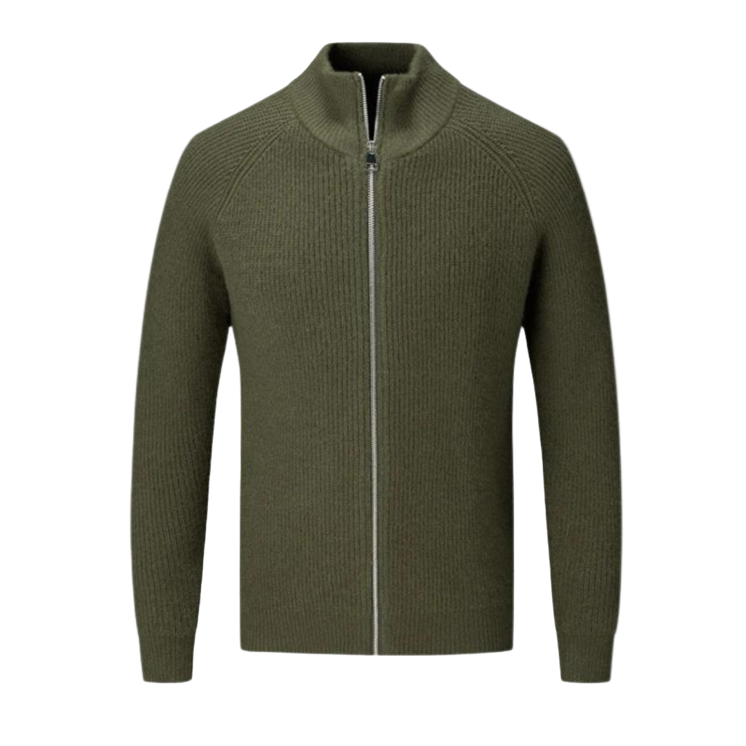 Miesten Vetoketjullinen Neulepusero Takkityyli 0