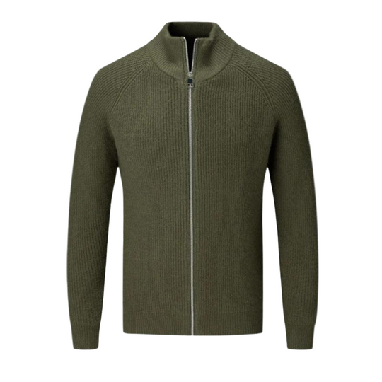 Miesten Vetoketjullinen Neulepusero Takkityyli 0