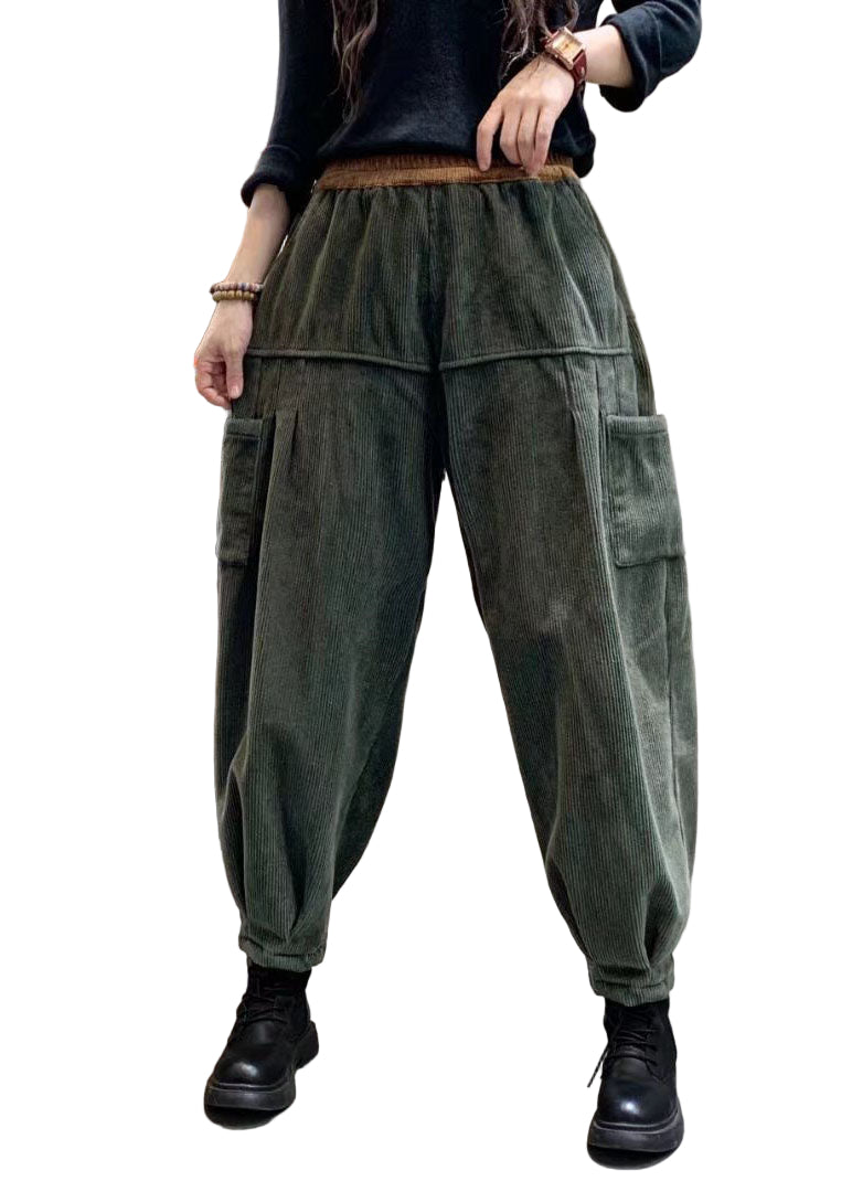 Miesten Vihreät Cargo-housut Talvikäyttöön 0