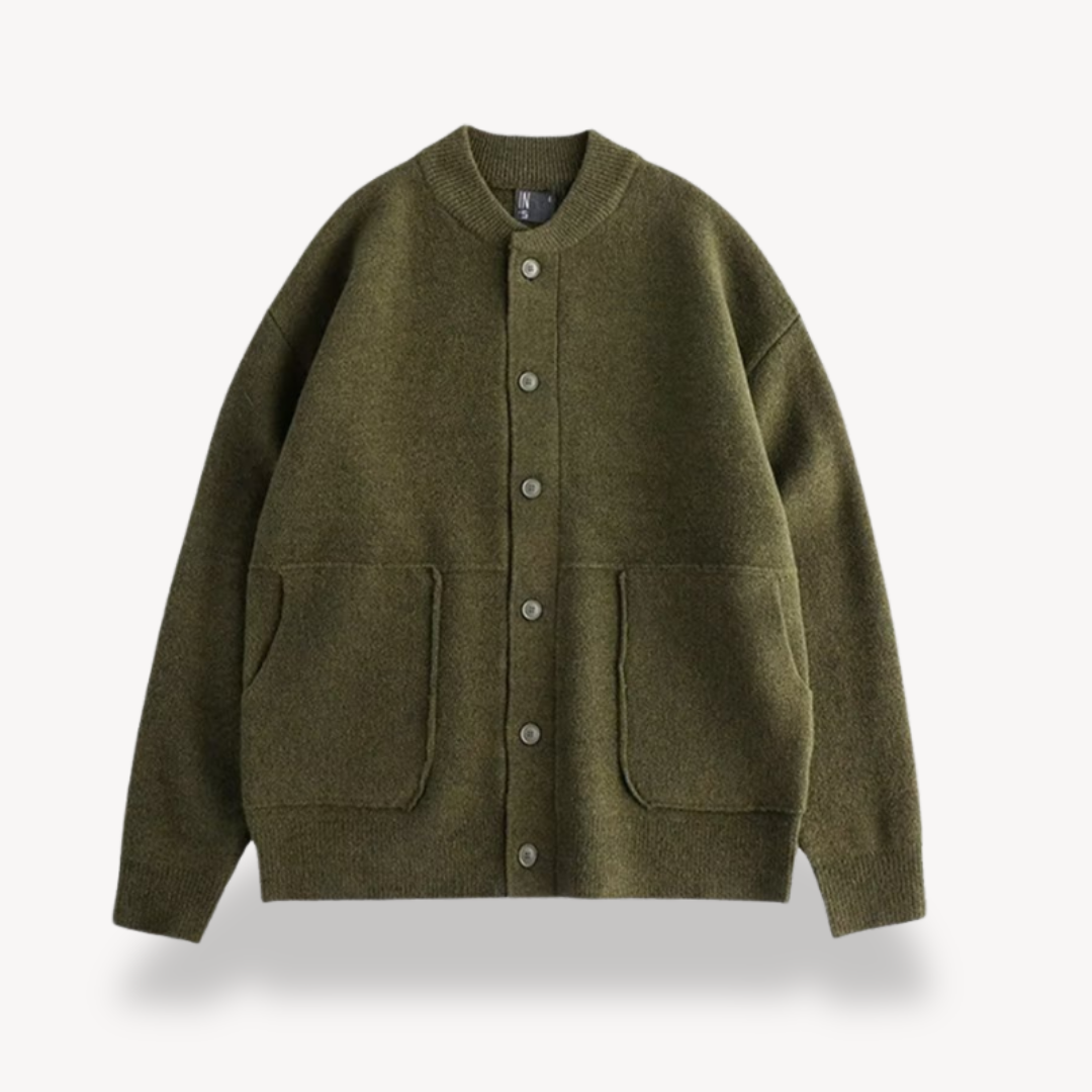 Miesten Villaneule Cardigan Napitettava Rento 3